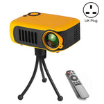 A2000 Tragbarer Projektor 800 Lumen LCD Heimkino Video Projektor, Unterstützt 1080P, UK-Stecker, UK-Stecker