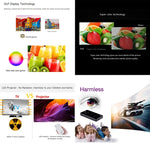 P09 Tragbarer 4K Ultra HD DLP Mini Smart Projektor mit Infrarot-Fernbedienung, Amlogic S905X 4-Kern A53 bis zu 1,5GHz Android 6.0, 1GB+8GB, Unterstützt 2.4G/5G WiFi, Bluetooth, TF-Karte