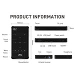 P09 Tragbarer 4K Ultra HD DLP Mini Smart Projektor mit Infrarot-Fernbedienung, Amlogic S905X 4-Kern A53 bis zu 1,5GHz Android 6.0, 1GB+8GB, Unterstützt 2.4G/5G WiFi, Bluetooth, TF-Karte