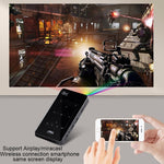 P09 Tragbarer 4K Ultra HD DLP Mini Smart Projektor mit Infrarot-Fernbedienung, Amlogic S905X 4-Kern A53 bis zu 1,5GHz Android 6.0, 1GB+8GB, Unterstützt 2.4G/5G WiFi, Bluetooth, TF-Karte