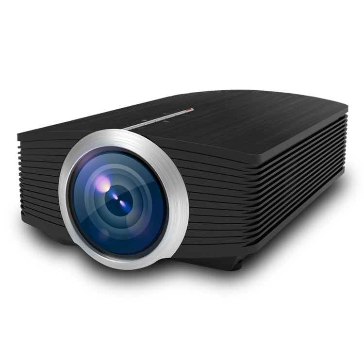YG510 1200 LUX 800*480 LED Projektor HD Heimkino, Unterstützt HDMI & VGA & AV & TF & USB, YG510 Schwarz