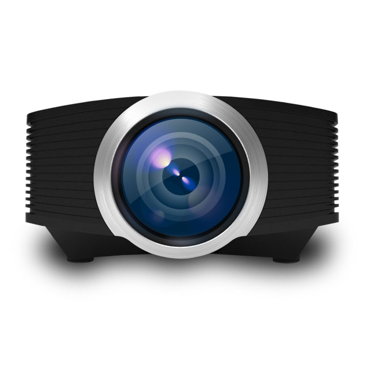 YG510 1200 LUX 800*480 LED Projektor HD Heimkino, Unterstützt HDMI & VGA & AV & TF & USB, YG510 Schwarz