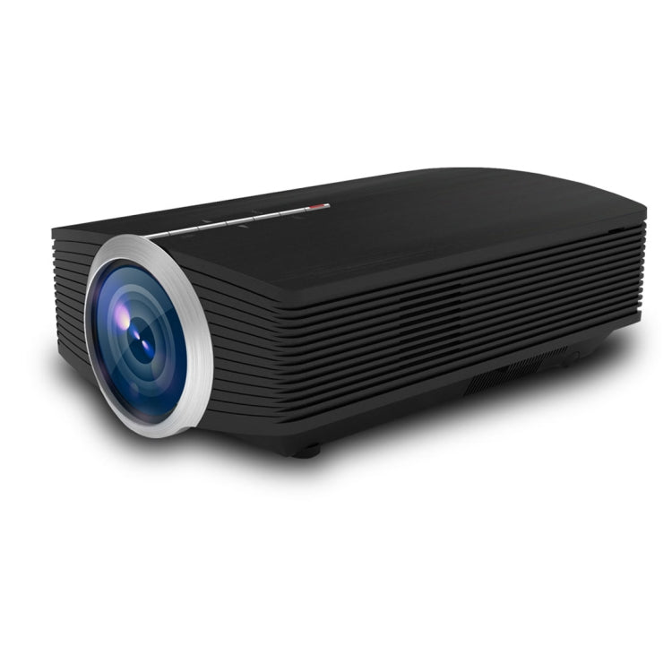 YG510 1200 LUX 800*480 LED Projektor HD Heimkino, Unterstützt HDMI & VGA & AV & TF & USB, YG510 Schwarz