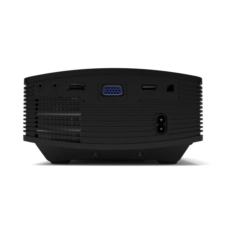 YG510 1200 LUX 800*480 LED Projektor HD Heimkino, Unterstützt HDMI & VGA & AV & TF & USB, YG510 Schwarz