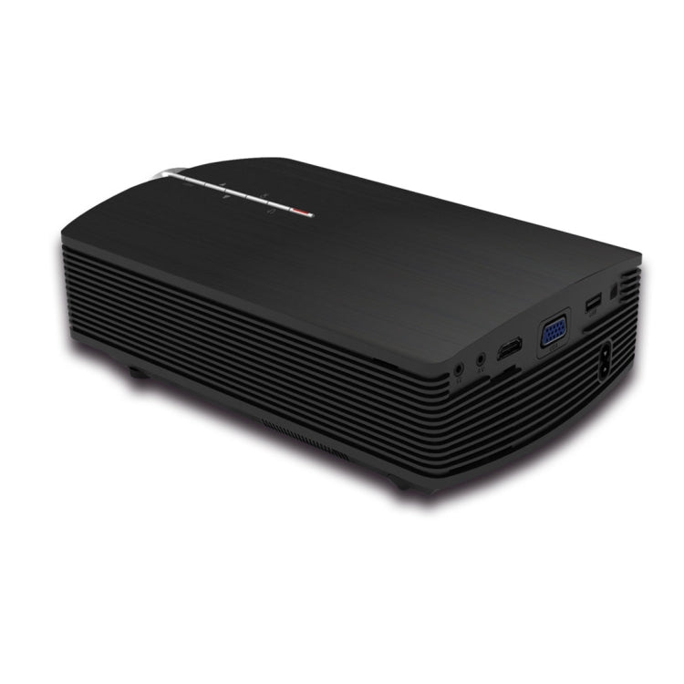 YG510 1200 LUX 800*480 LED Projektor HD Heimkino, Unterstützt HDMI & VGA & AV & TF & USB, YG510 Schwarz