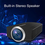YG510 1200 LUX 800*480 LED Projektor HD Heimkino, Unterstützt HDMI & VGA & AV & TF & USB, YG510 Schwarz