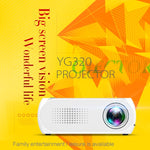 YG320 320*240 Mini LED Projektor Heimkino, Unterstützt HDMI & AV & SD & USB