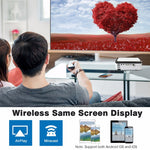 Wejoy L6 5 Zoll 200 ANSI Lumen 1920 x 1080P Android 6.0 HD Bluetooth 4.0 WiFi HD Smart Projektor, Unterstützt AV / VGA / HDMI / 2 x USB / RJ45, 1G+8G, Android 6.0