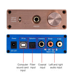 NK-P90 Audio-DAC-Decoder Glasfaser Koaxial Digital Audioverstärker