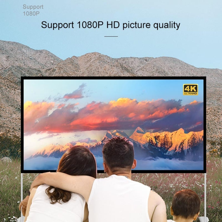 Outdoor-Halterung faltbarer Polyester Projektor-Filmvorhang, Größe: 84 Zoll (16:9), Größe: 84 Zoll
