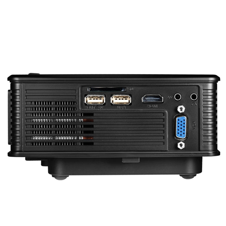 LY-50 1800 Lumen 1280x800 Heimkino LED-Projektor mit Fernbedienung, unterstützt AV & USB & VGA & HDMI, LY-50