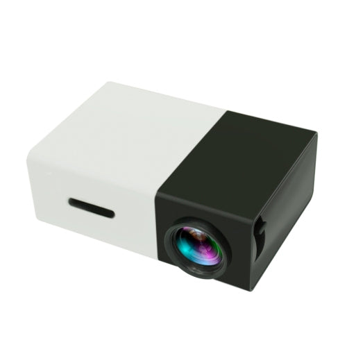 YG300 400LM Tragbarer Mini Heimkino LED-Projektor mit Fernbedienung, unterstützt HDMI, AV, SD, USB Schnittstellen