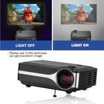 Wejoy L1 80 Lumen 4 Zoll LCD-Technologie HD 800*480 Pixel Projektor, VGA, HDMI, L1