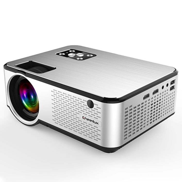 Cheerlux C9 1280x720 720P HD Smart Projektor, unterstützt HDMI x 2 / USB x 2 / VGA / AV, C9 (Schwarz), C9, C9 (Schwarz Grau)