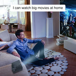 Cheerlux CL770 1920 x 1080P Full HD Smart Projektor Android 9.0 1GB+8GB, CL770 (Schwarz), CL770 (Weiß)
