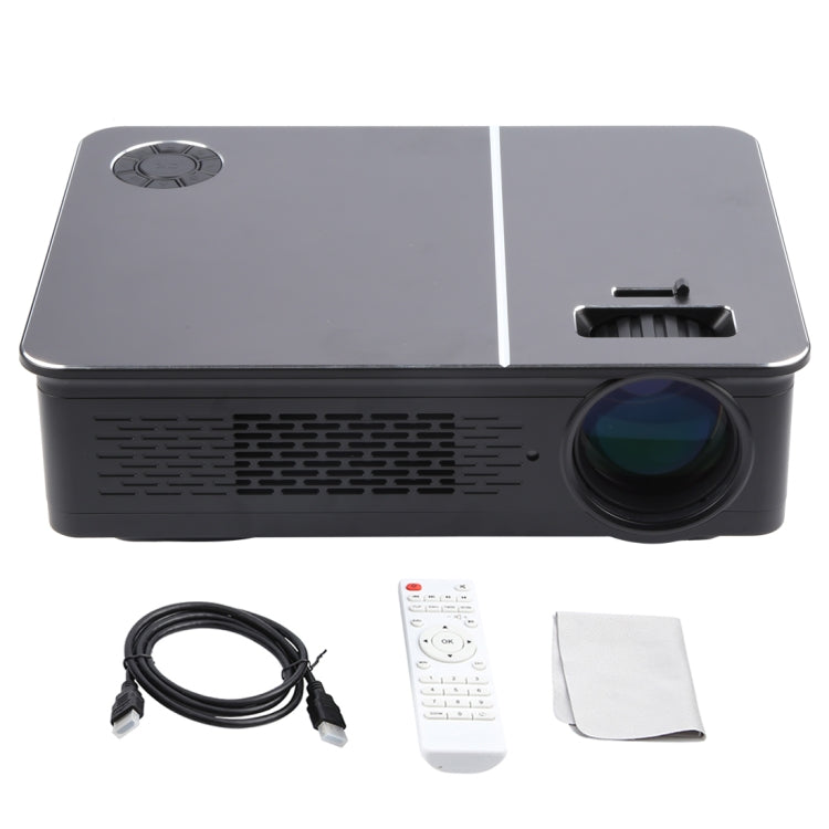 Wejoy L5 Heimkino Einstellbarer Optischer Keystone Full HD 1080P LED LCD Videoprojektor mit Fernbedienung