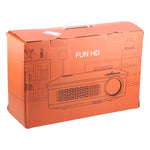 Wejoy L5 Heimkino Einstellbarer Optischer Keystone Full HD 1080P LED LCD Videoprojektor mit Fernbedienung