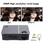 Wejoy L5 Heimkino Einstellbarer Optischer Keystone Full HD 1080P LED LCD Videoprojektor mit Fernbedienung