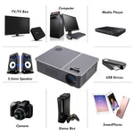 Wejoy L5 Heimkino Einstellbarer Optischer Keystone Full HD 1080P LED LCD Videoprojektor mit Fernbedienung
