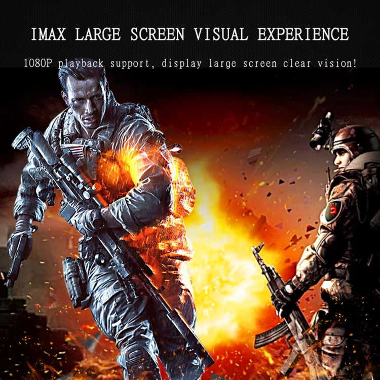 YG520 800x480 1800LM Mini LED Projektor Heimkino, unterstützt HDMI & AV & SD & USB & VGA, Mobiltelefon-Version, Mobiltelefon-Version