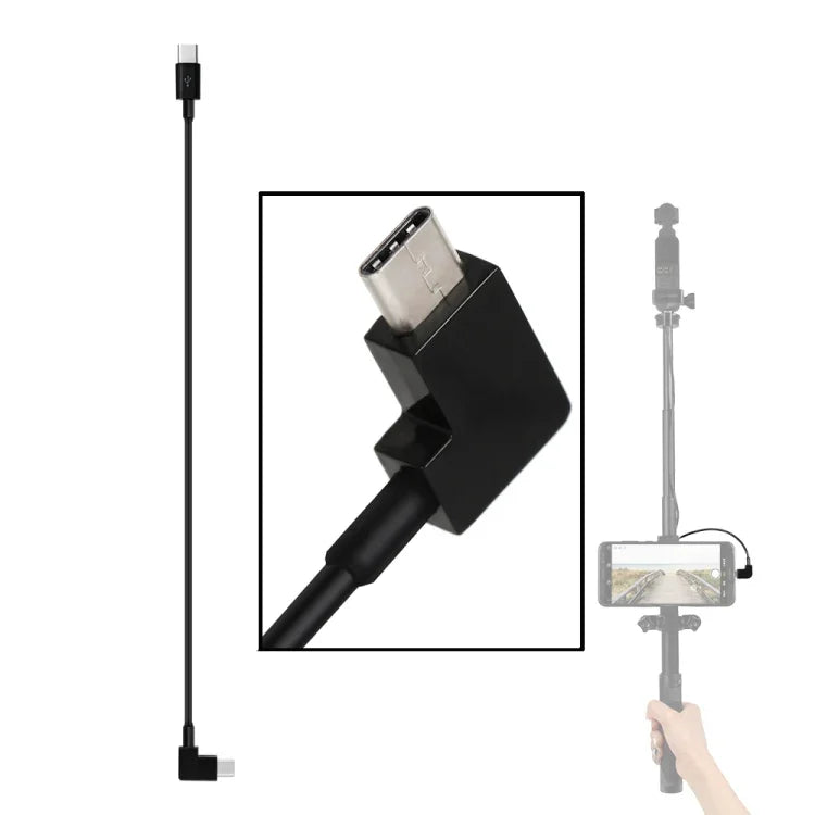 Sunnylife OP-X9208 USB-C-auf-USB-C-Kabel für DJI OSMO Pocket, Länge: 1 m, USB-C