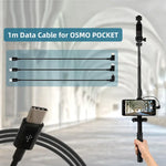 Sunnylife OP-X9208 USB-C-auf-USB-C-Kabel für DJI OSMO Pocket, Länge: 1 m, USB-C