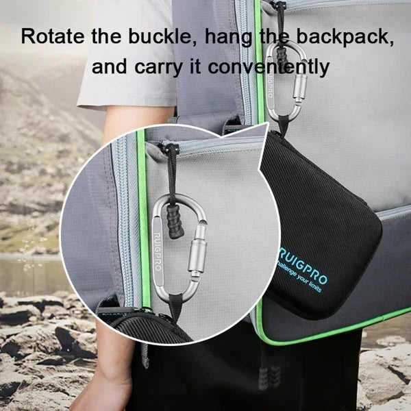 RUIGPRO Stoßfeste, wasserdichte und tragbare Transportbox für DJI Osmo Action, Größe: 17,3 cm x 12,3 cm x 6,5 cm, klein