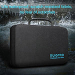 RUIGPRO Stoßfeste, wasserdichte und tragbare Transportbox für DJI Osmo Action, Größe: 17,3 cm x 12,3 cm x 6,5 cm, klein
