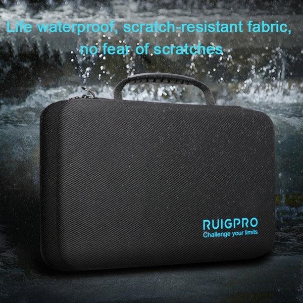 RUIGPRO Stoßfeste, wasserdichte und tragbare Transportbox für DJI Osmo Action, Größe: 17,3 cm x 12,3 cm x 6,5 cm, klein