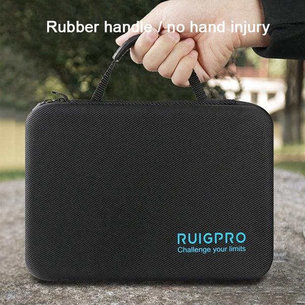 RUIGPRO Stoßfeste, wasserdichte und tragbare Transportbox für DJI Osmo Action, Größe: 17,3 cm x 12,3 cm x 6,5 cm, klein