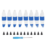 8PCS/Set Sunnylife 4726F-CS Geräuscharme Schnellwechsel-Propeller Drohnenzubehör für DJI Mavic Mini, 4726F-CS (Gelb), 4726F-CS (Blau), 4726F-CS (Rot)