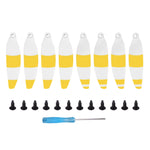 8PCS/Set Sunnylife 4726F-CS Geräuscharme Schnellwechsel-Propeller Drohnenzubehör für DJI Mavic Mini, 4726F-CS (Gelb), 4726F-CS (Blau), 4726F-CS (Rot)