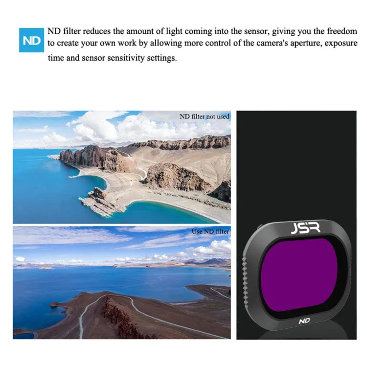 JSR Drone ND64 Objektivfilter für DJI Mavic 2 Pro, ND64 Filter