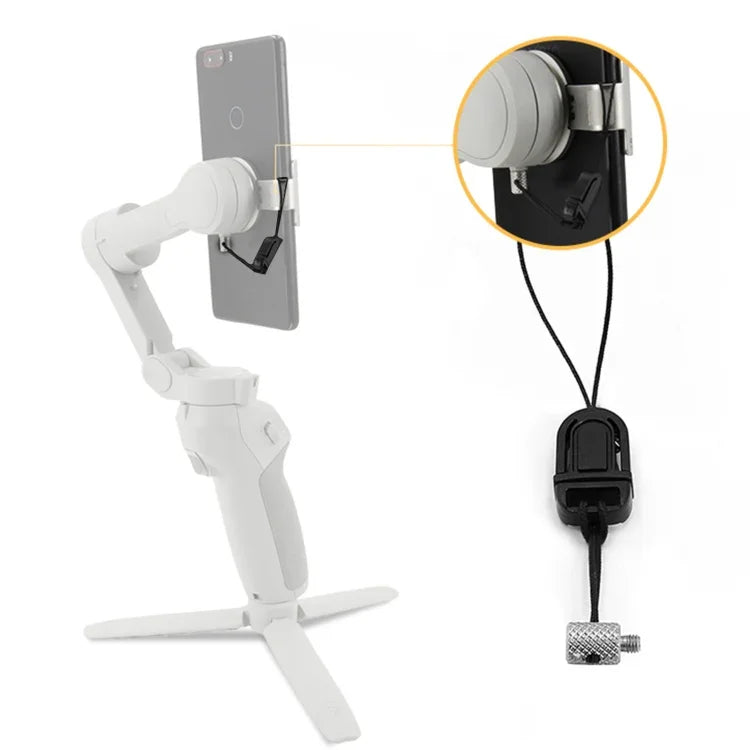 STARTRC Handyhalterung mit Clip, Verlustsicherung und Fallschutz für DJ4 OM4 / Osmo Mobile 3