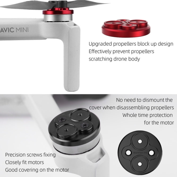 4 Stück Sunnylife Motor-Metallschutzabdeckung für DJI Mini 2