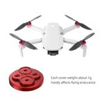 4 Stück Sunnylife Motor-Metallschutzabdeckung für DJI Mini 2