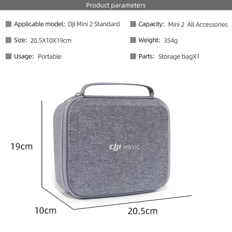 Originale, tragbare, wasserdichte Nylon-Aufbewahrungstasche für DJI Mini 2 Drohne, Tasche für DJI Mini 2