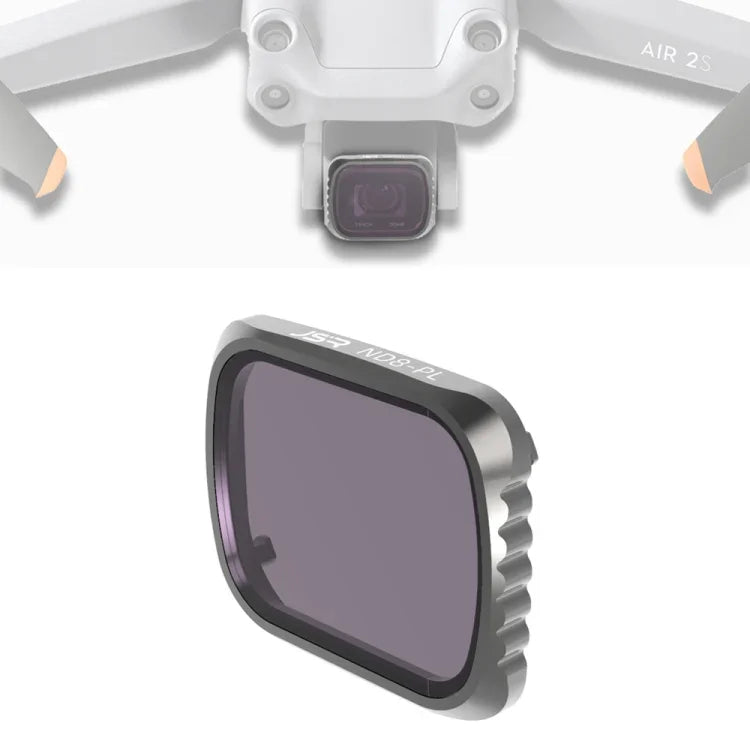 JSR KS ND8PL Objektivfilter für DJI Air 2S, Aluminiumrahmen, ND8PL