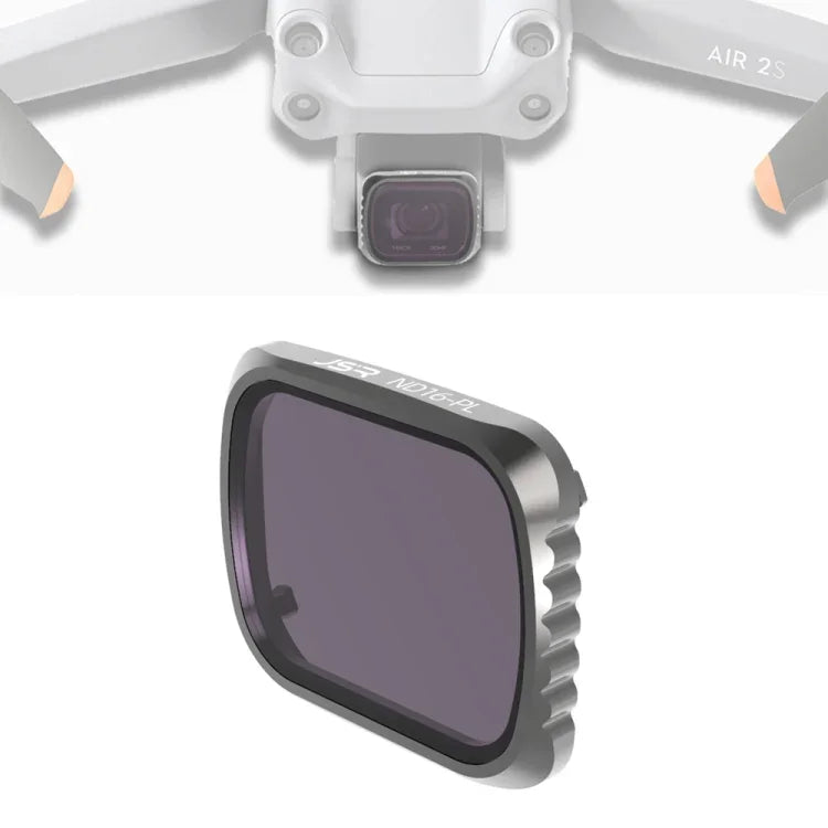 JSR KS ND16PL Objektivfilter für DJI Air 2S, Aluminiumrahmen, ND16PL