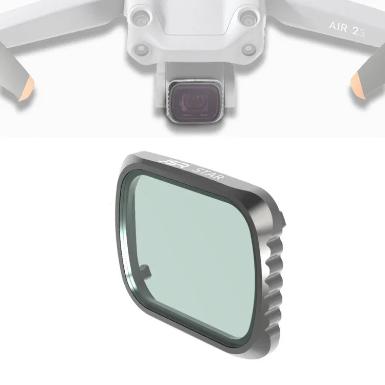 JSR KS STAR Effekt-Linsenfilter für DJI Air 2S, Aluminiumrahmen, STAR