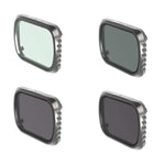 JSR KS 4-in-1 UV + CPL + ND16 + ND32 Objektivfilter für DJI Air 2S, Aluminiumrahmen, UV + CPL + ND16 + ND32