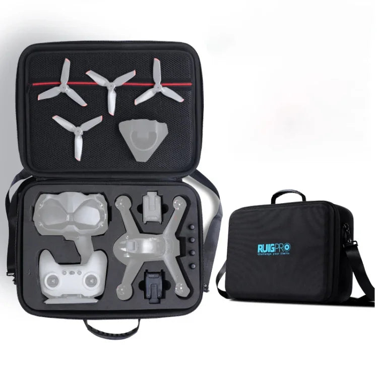 RUIGPRO Tragbare Aufbewahrungstasche für DJI FPV-Kameras, inklusive Schultergurt, für DJI FPV-Kameras