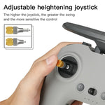 RCSTQ Zweifarbiger, einziehbarer Daumen-Joystick für DJI FPV Combo Drohnenfernsteuerung, für DJI FPV Zweifarbig