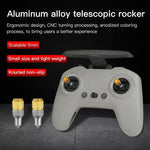 RCSTQ Zweifarbiger, einziehbarer Daumen-Joystick für DJI FPV Combo Drohnenfernsteuerung, für DJI FPV Zweifarbig