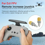 RCSTQ Zweifarbiger, einziehbarer Daumen-Joystick für DJI FPV Combo Drohnenfernsteuerung, für DJI FPV Zweifarbig