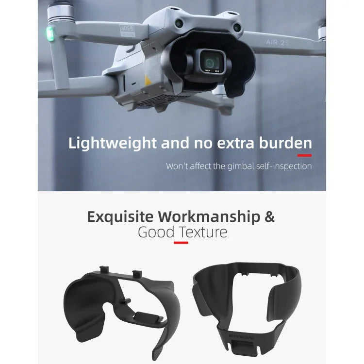 Sunnylife A2S-Q9350 Gegenlichtblende für Kameraobjektive für DJI Air 2S / Mavic Air 2, für DJI Air 2S