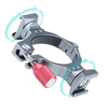 Stabilisator-Verlängerungsringadapter mit doppelter Blitzschuhbasis für DJI OM4 / Osmo Mobile 3, Halterung für DJI OM4