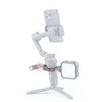 Stabilisator-Verlängerungsringadapter mit doppelter Blitzschuhbasis für DJI OM4 / Osmo Mobile 3, Halterung für DJI OM4