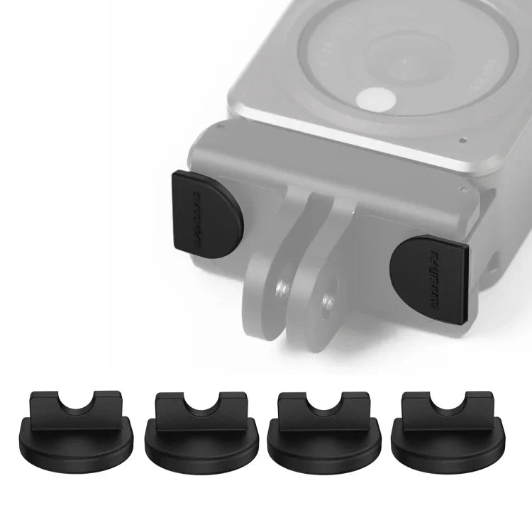 Sunnylife DC339 4 Stück Silikon-Sicherheitsverschlussstopfen für DJI Action 2