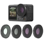 JSR 4-in-1 UV-CPL-ND16-ND32-Objektivfilter für DJI Osmo Action 3, 4-in-1
